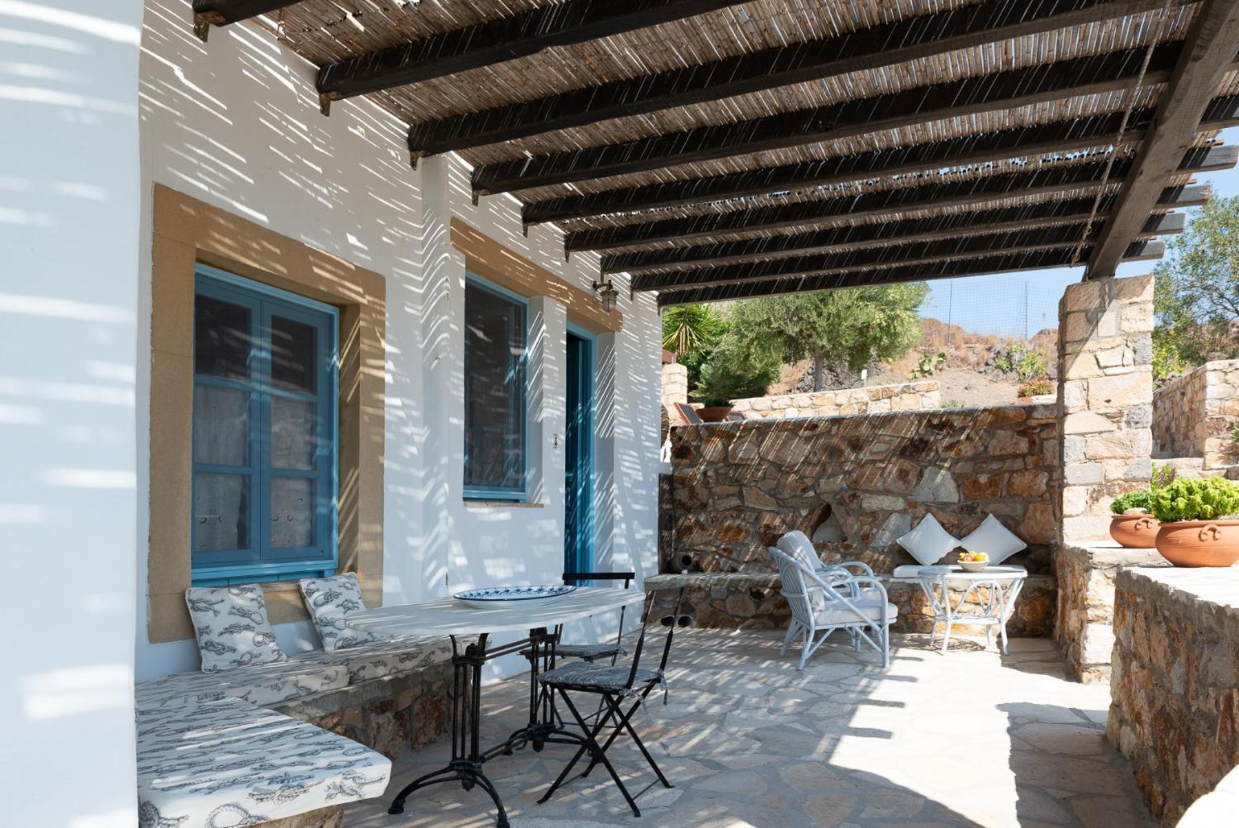 Patmos Exclusive Villas Skála Oda fotoğraf